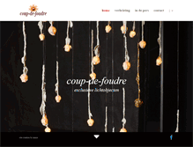 Tablet Screenshot of coup-de-foudre.be